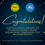 CONGRATULATIONS, Teachers!